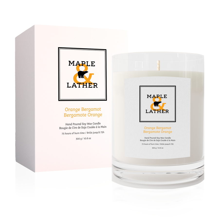 Orange Bergamot Candle and Soap Set