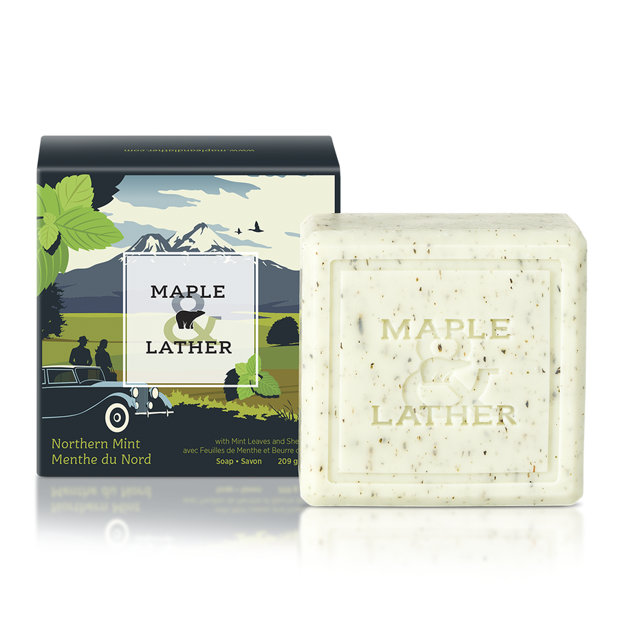 Northern Mint Candle and Soap Set